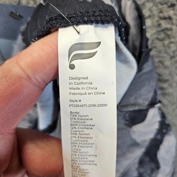 Fabletics The One Jogger Pants Womens‎ Size 3X Gray Camo Performance Active Pant - Picture 9 of 12